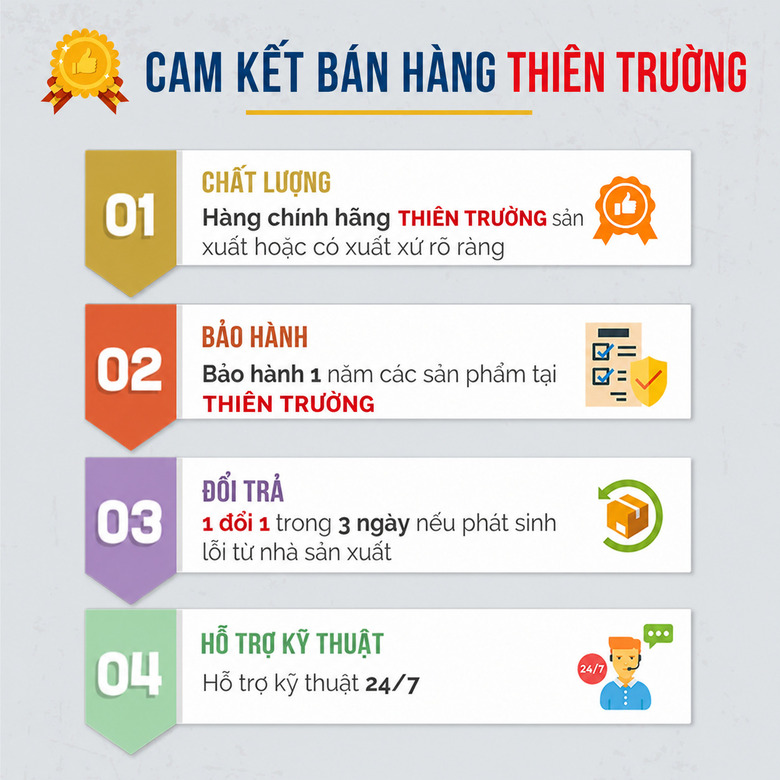 Cam kết bán hàng của Thiên Trường