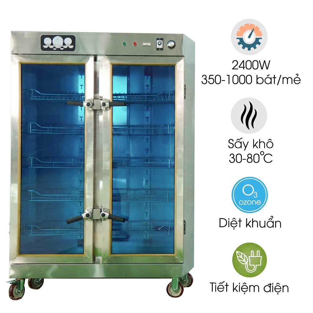 Tủ sấy bát công nghiệp 2 cánh