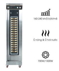 Tủ ủ bột 1 buồng 16 khay Việt Nam