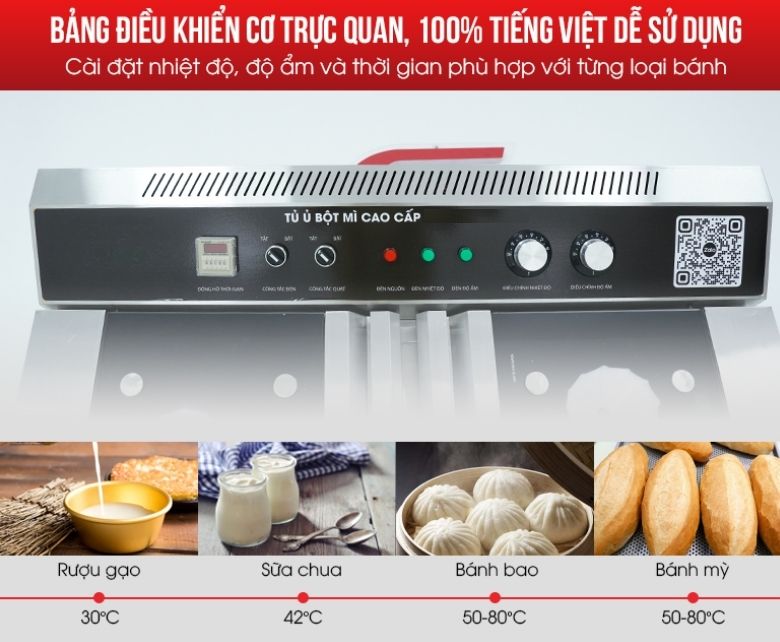 Bảng điều khiển thông minh, chú thích tiếng Việt dễ thao tác