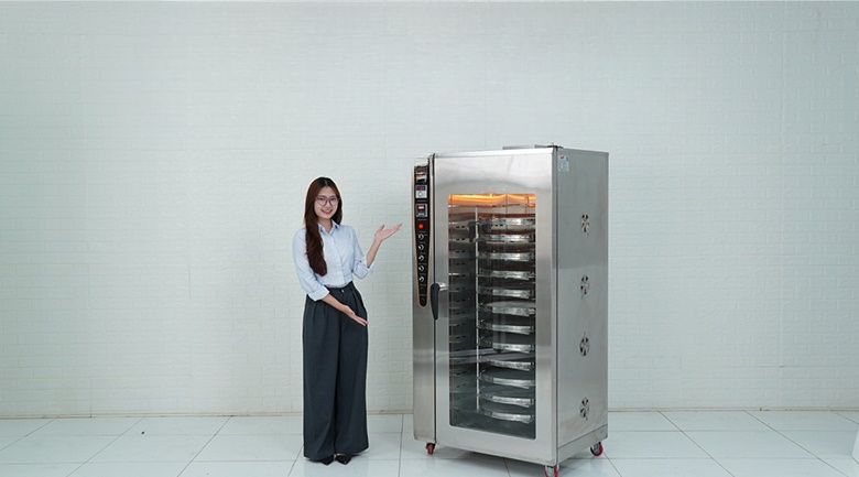 Ảnh thực tế của tủ sấy thực phẩm 12 khay xoay CY-12