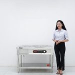 Bàn hâm nóng thức ăn có chân CB