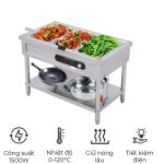 Bàn hâm nóng thức ăn có chân CB