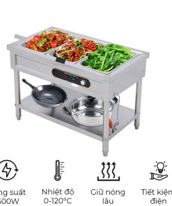 Bàn hâm nóng thức ăn có chân CB