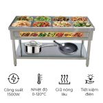 Bàn hâm nóng thức ăn có chân CC 