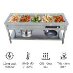Bàn hâm nóng thức ăn có chân CD 