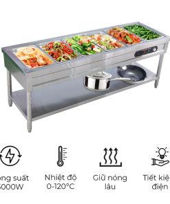Bàn hâm nóng thức ăn có chân CE
