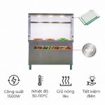 Tủ hâm nóng thức ăn kính vuông KV-1200