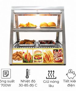 Tủ giữ nóng thực phẩm HW-2×2