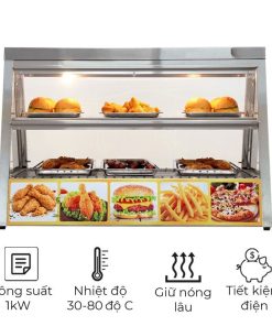 Tủ trưng bày gà rán HW-2×3