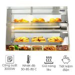 Tủ giữ nóng thực phẩm 2 tầng 1m2 HW-4P