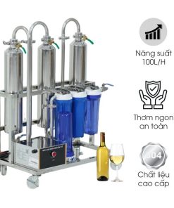 Máy lọc rượu khử độc tố 100l/h