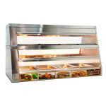 Tủ giữ nóng thực phẩm 2 tầng 1m5 HW-6P