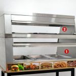 Tủ giữ nóng thực phẩm 2 tầng 1m2 HW-4P