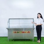 Tủ hâm nóng thức ăn kính cong KC-1800