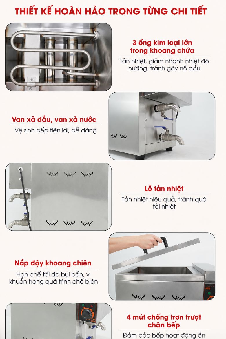 Thiết kế hiện đại, chất liệu cao cấp 