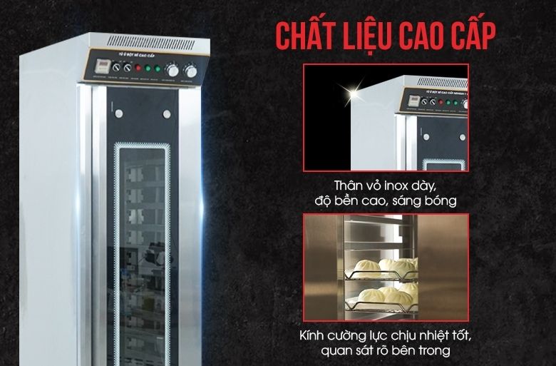 Chất liệu bền bỉ, hạn chế móp méo và hoen gỉ