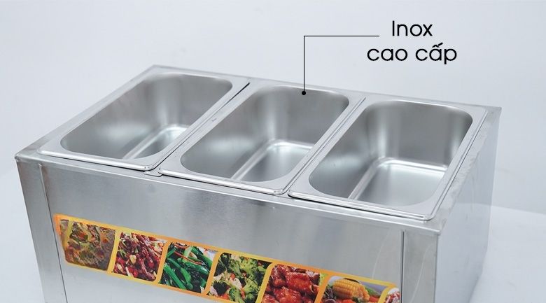 Chất liệu inox 201 chắc chắn, dễ vệ sinh