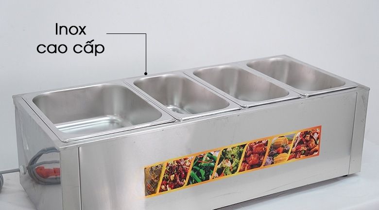Chất liệu inox 201 bền đẹp, thuận tiện vệ sinh