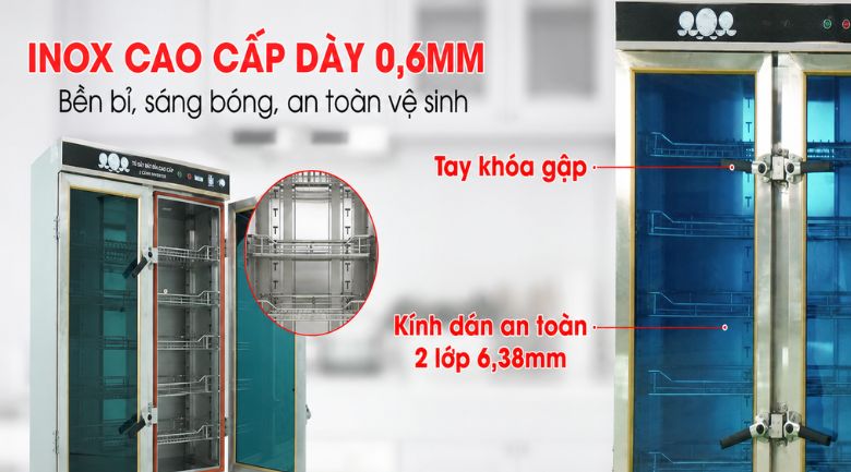 Được chế tạo từ chất liệu bền bỉ kết cấu chắc chắn