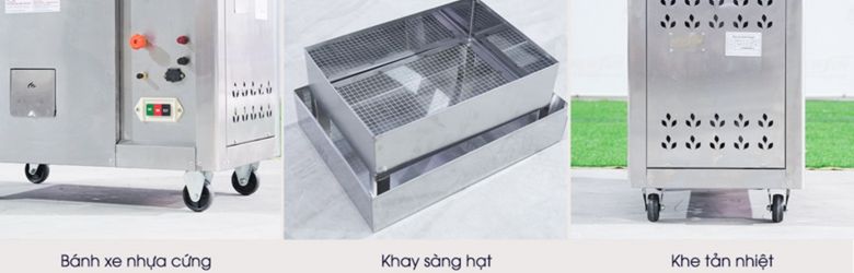 Chi tiết hoàn thiện của máy