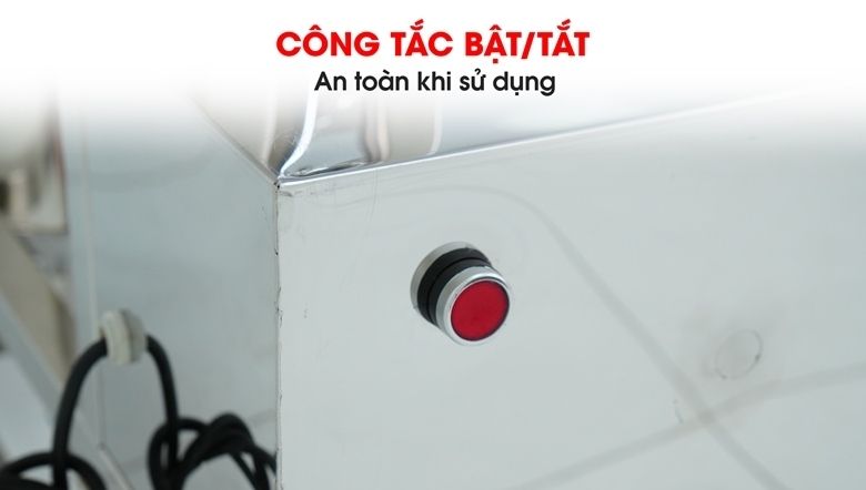 Công tắc bật/tắt riêng, thao tác nhanh và tiện lợi