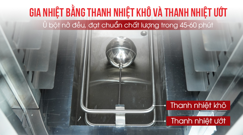 Gia nhiệt bằng thanh nhiệt khô và thanh nhiệt ướt