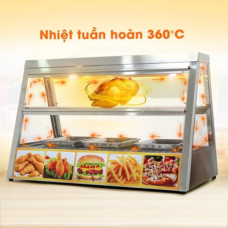 Nhiệt lưu thông 360° nhờ hệ thống quạt kép thông minh