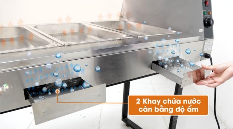 Hộp nước cân bằng độ ẩm trong tủ