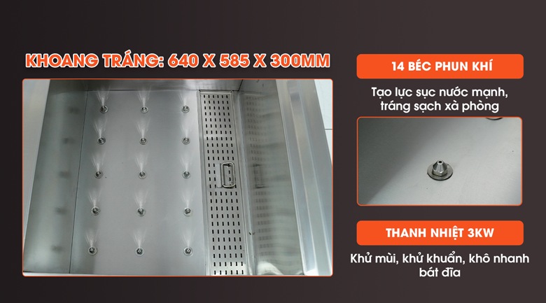 Chi tiết khoang tráng