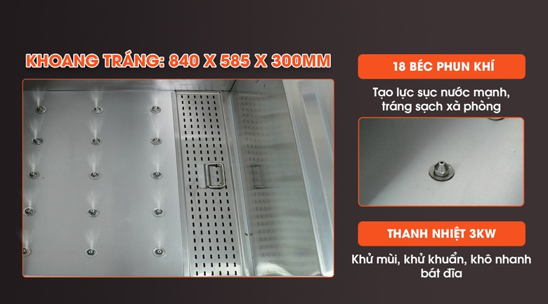 Chi tiết chậu tráng