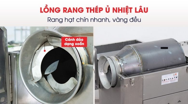 Lồng rang hạt đa năng gas CY-25
