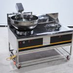 Máy rang cơm kèm 1 bếp xào cao cấp (Inox 304 & chảo thép)