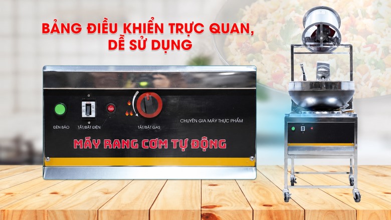 Thiết kế bảng điều khiển đơn giản, dễ sử dụng