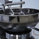 Máy rang cơm kèm quạt hút mùi (Inox 304 & chảo thép)