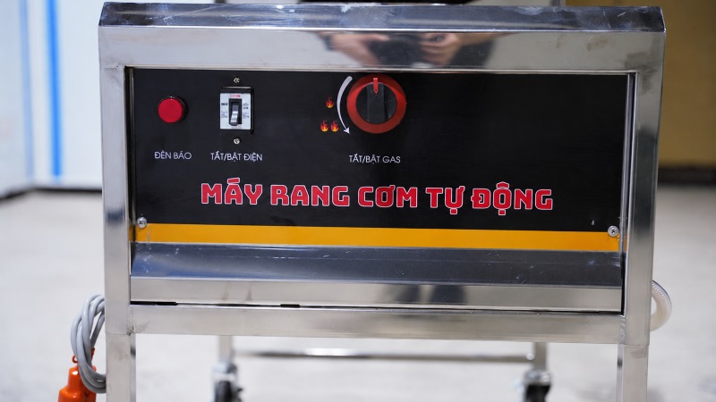 Máy rang cơm tự động cao cấp (Inox 304 & chảo thép) - Image 4