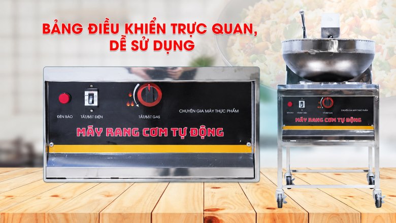 Bảng điều khiển đơn giản, vận hành dễ dàng