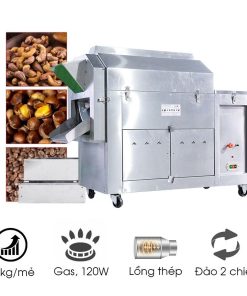 Máy rang hạt đa năng gas CY-50 (lồng thép)