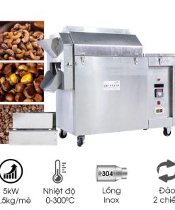 Máy rang hạt đa năng điện CY-25 (lồng inox)
