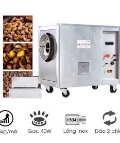 Máy rang hạt đa năng gas CY-15 (lồng inox)