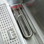 Máy rửa bát siêu âm chậu đôi 1m5 có sục khí ozone 1500
