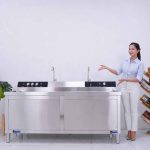 Máy rửa bát siêu âm cao cấp MRS-1500SS (chậu đôi)