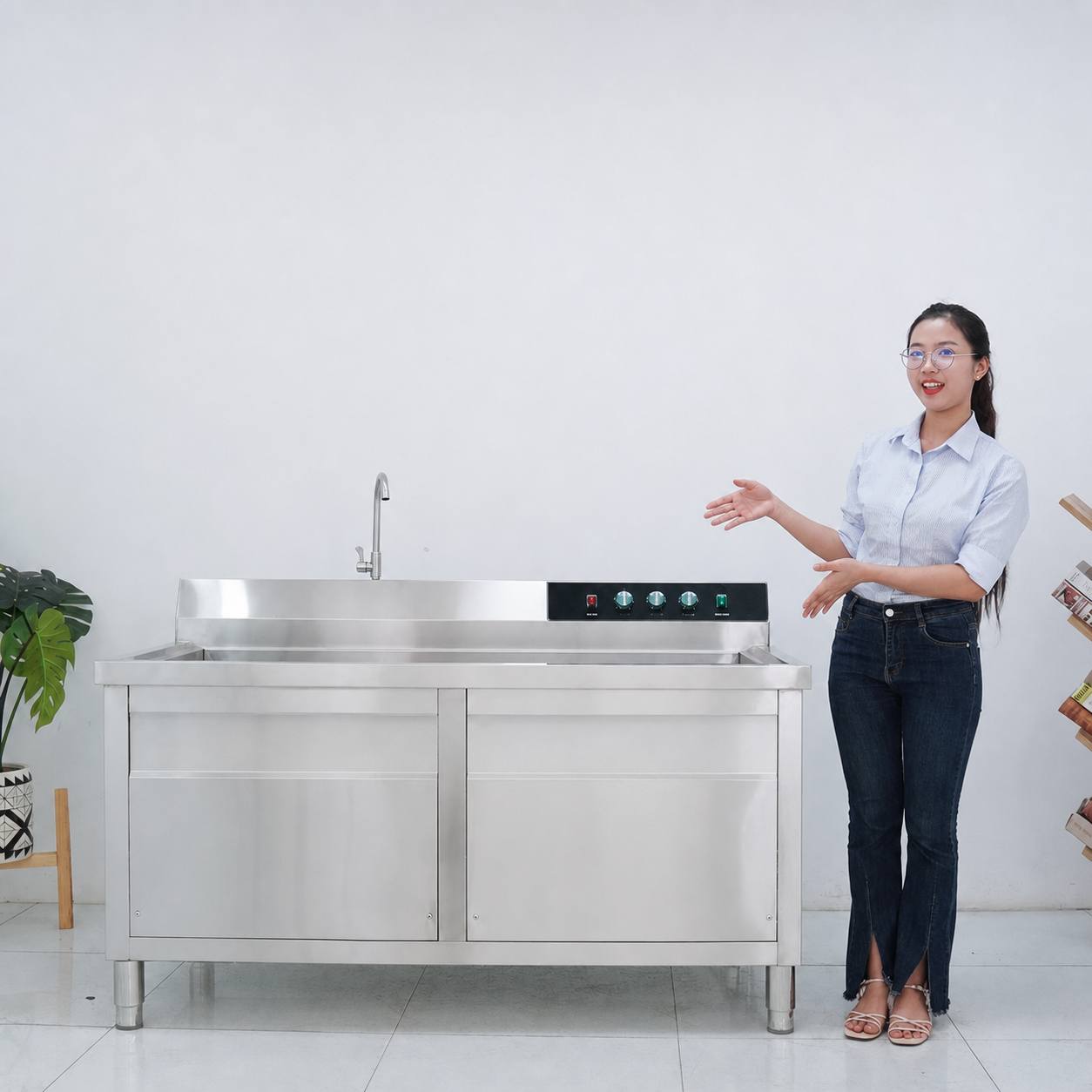 Mua máy rửa bát siêu âm cao cấp MRS-1500SS chính hãng ở Thiên Trường