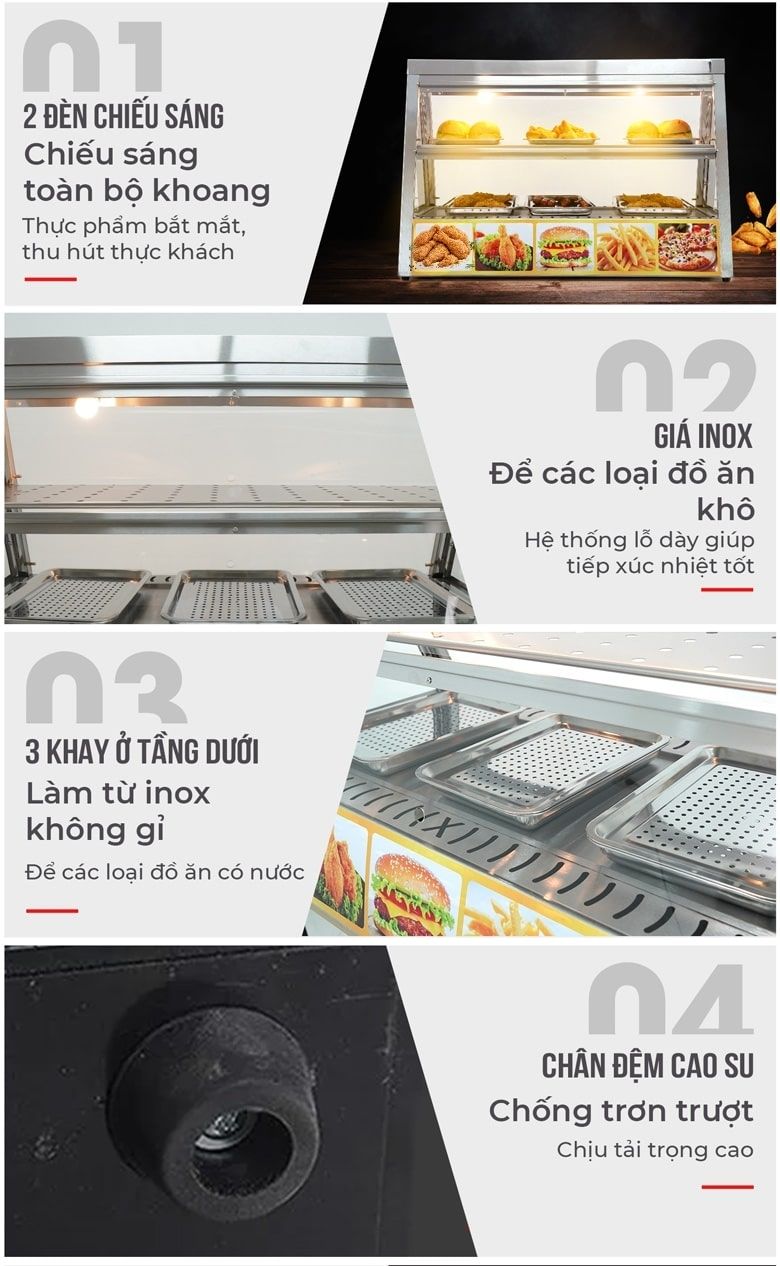 Các chi tiết hỗ trợ sử dụng tiện lợi hơn