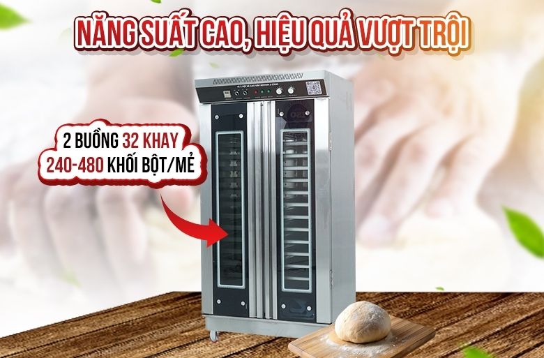 Công suất mạnh mẽ cho năng suất ủ cao