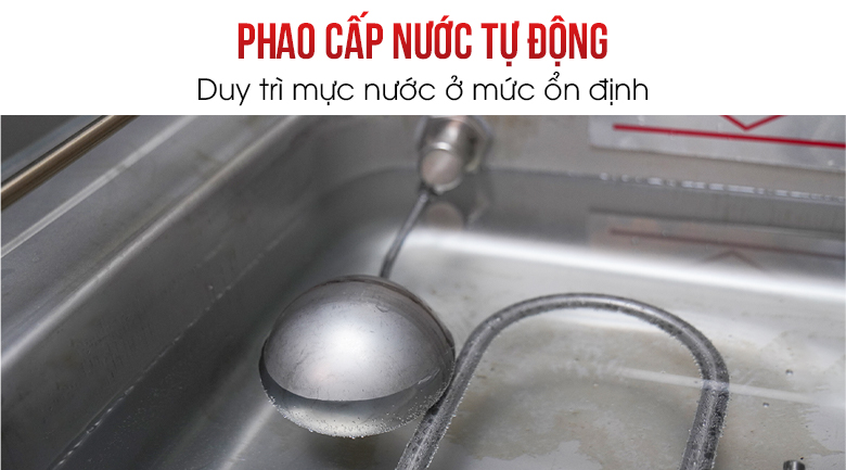 Trang bị phao cấp nước tự động hạn chế cạn nước khi vận hành