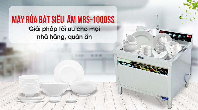 Máy rửa bát siêu âm cao cấp MRS-1000SS 