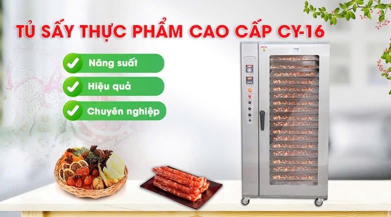 Tủ sấy thực phẩm cao cấp CY-16
