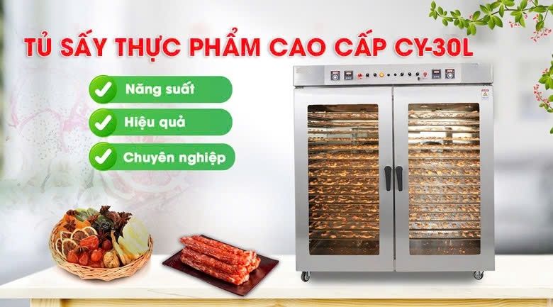 Tủ sấy thực phẩm cao cấp CY-30L