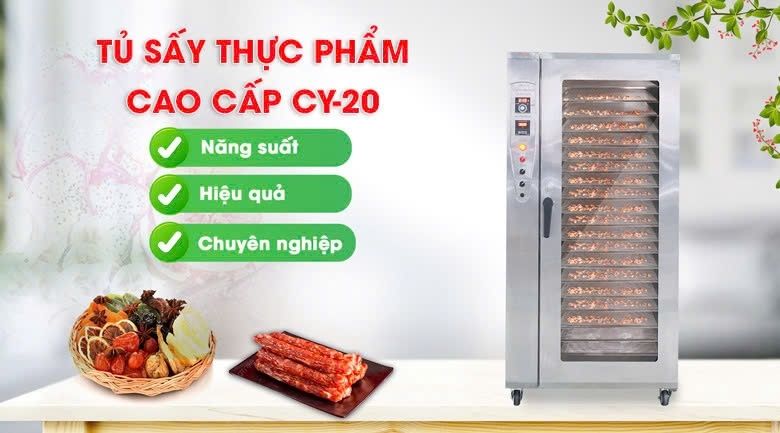 Tủ sấy thực phẩm cao cấp CY-20